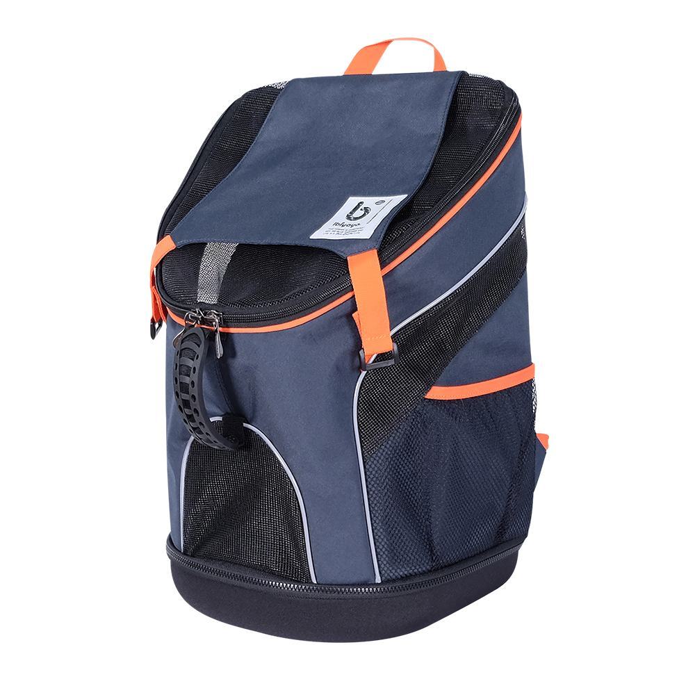 Ibiyaya Ultralight Backpack Pet Carrier - Navy Blue/Pink