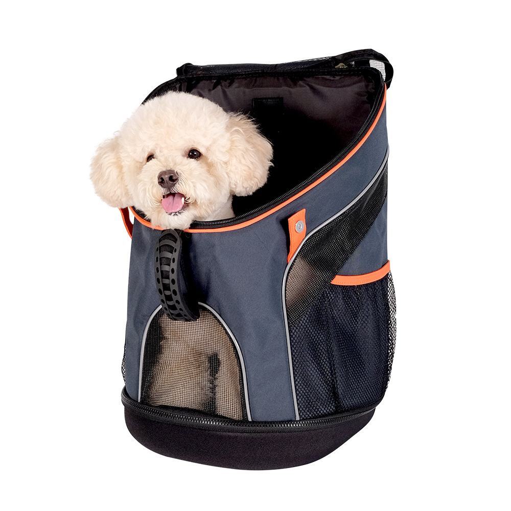 Ibiyaya Ultralight Backpack Pet Carrier - Navy Blue/Pink