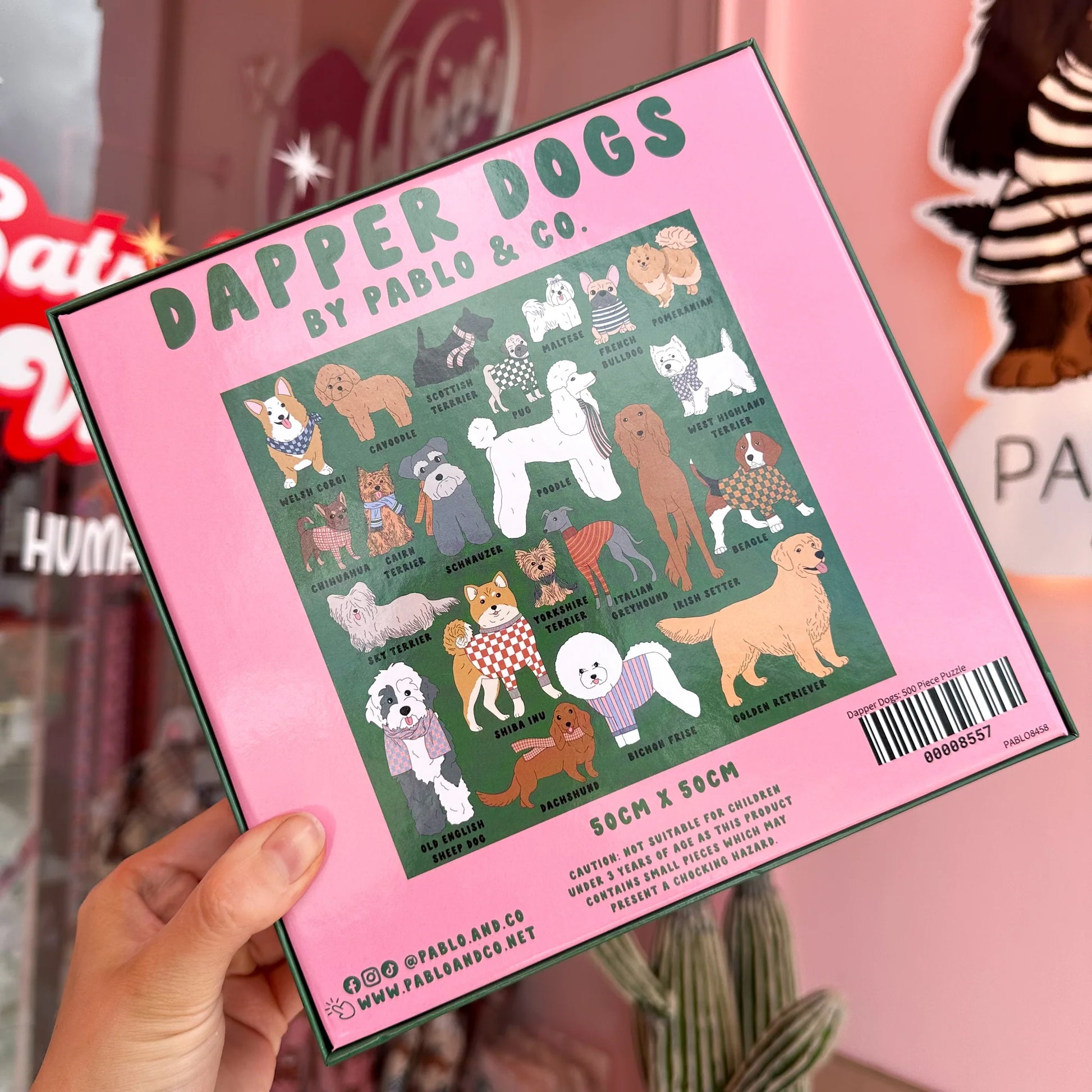 Dapper Dogs 500 Piece Puzzle