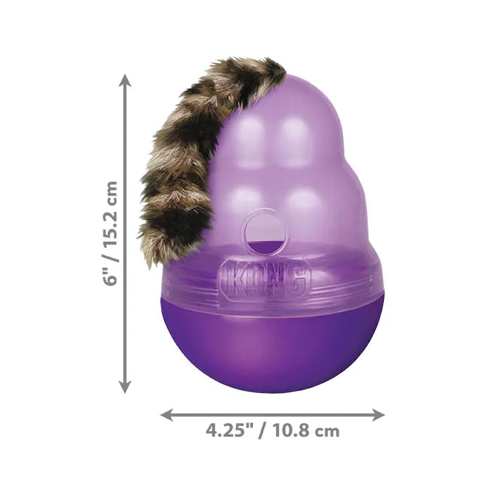KONG Cat Wobbler Interactive Treat Toy