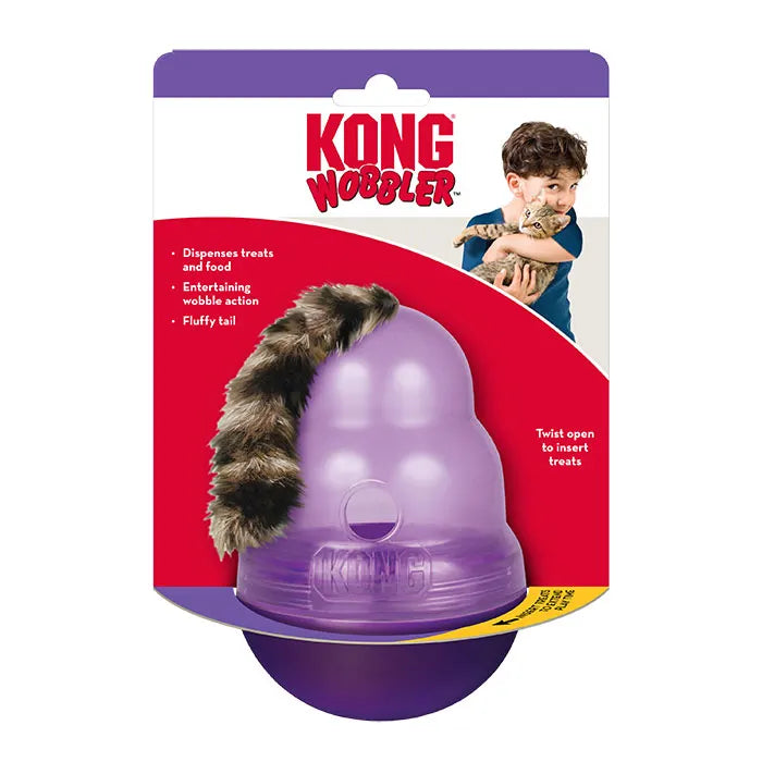KONG Cat Wobbler Interactive Treat Toy
