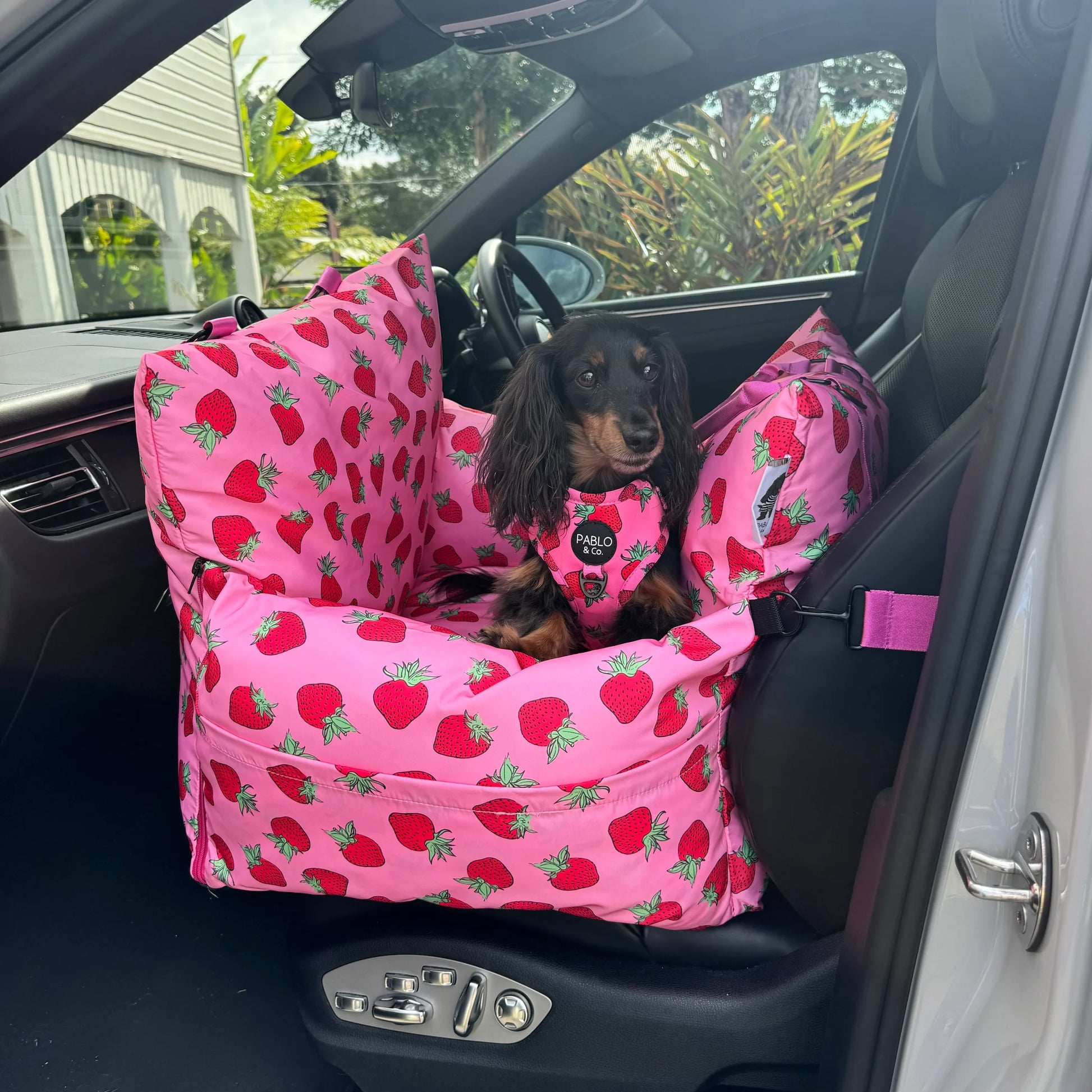 Deluxe Travel Car Bed Strawberries