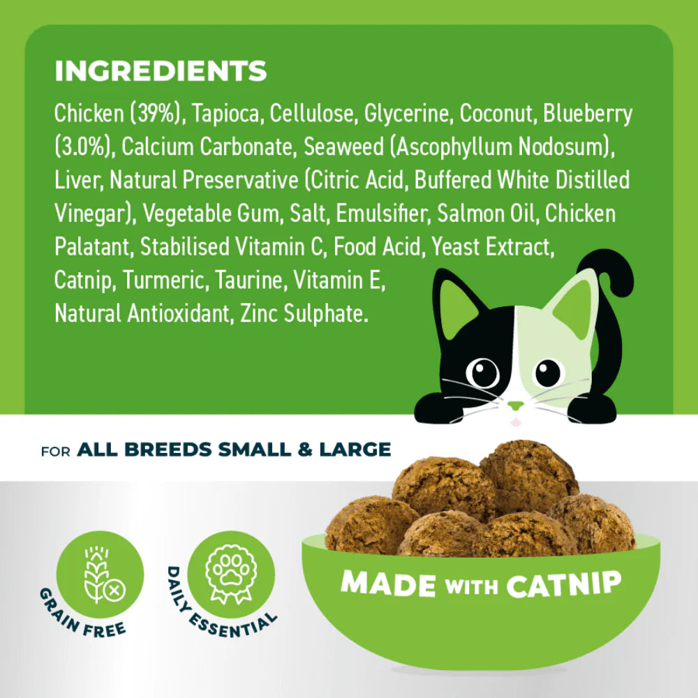 Bell & Bone Cat Dental Bites Chicken Blueberry 80G