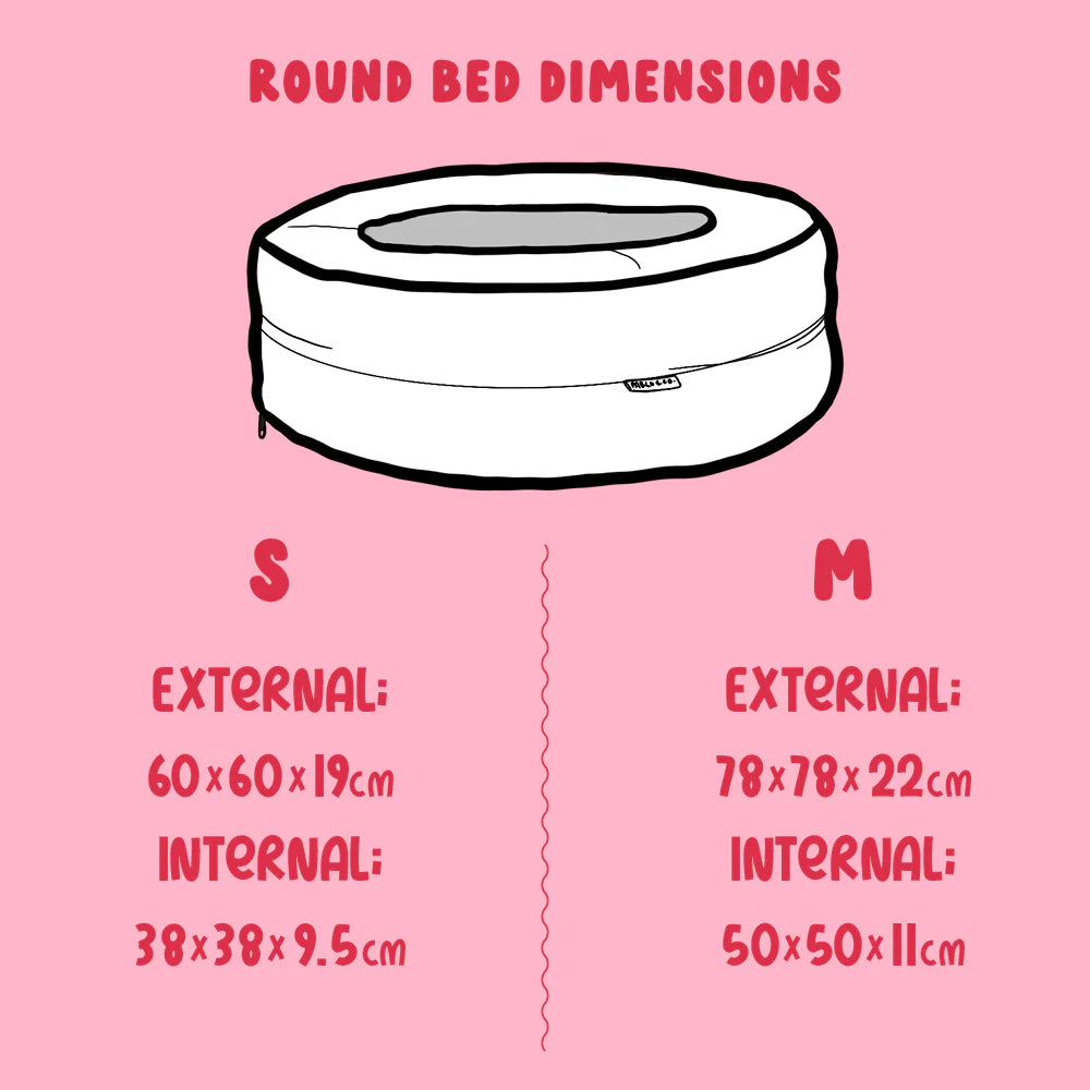 Orthopedic Memory Foam Teddy Donut Dog Bed