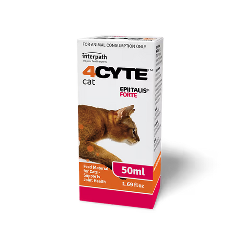 4CYTE Epitalis Forte Joint Support Liquid Gel for Cat 50mL + Dosing Syringe