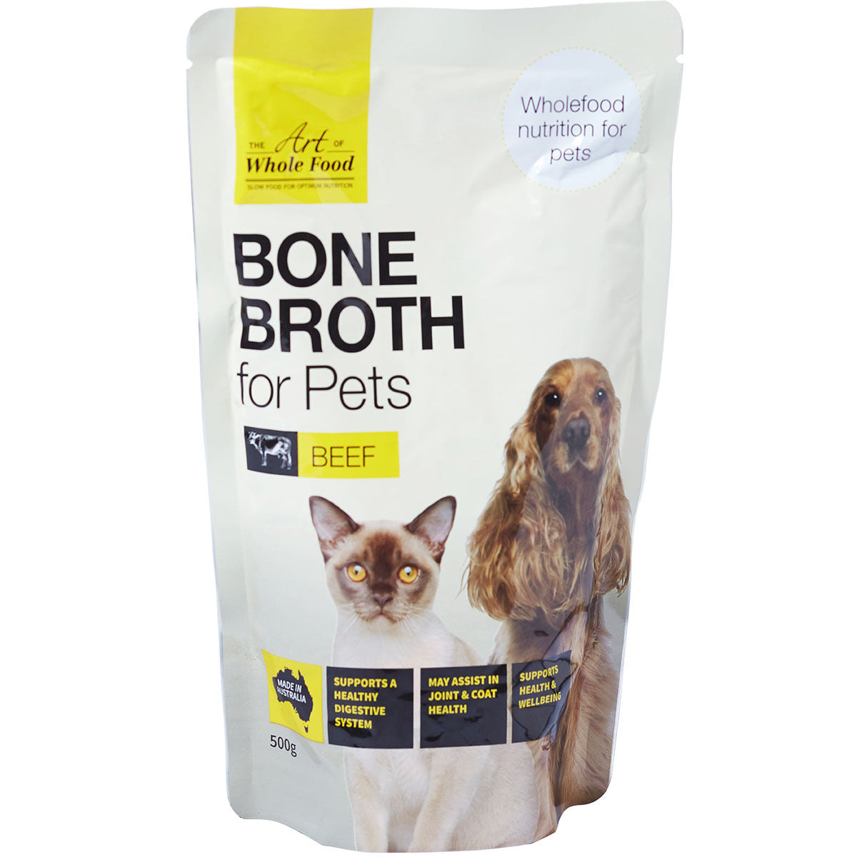 Art of Whole Food Bone Broth for Pets  8 x 500mL Pouches