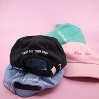 Baby Pink 'Dog Mum' Baseball Cap