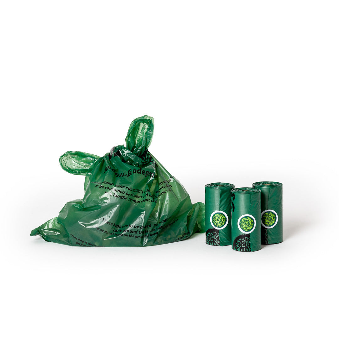 Biogone Biodegradable Dog & Cat Poo Bags - 8 rolls/160 bags