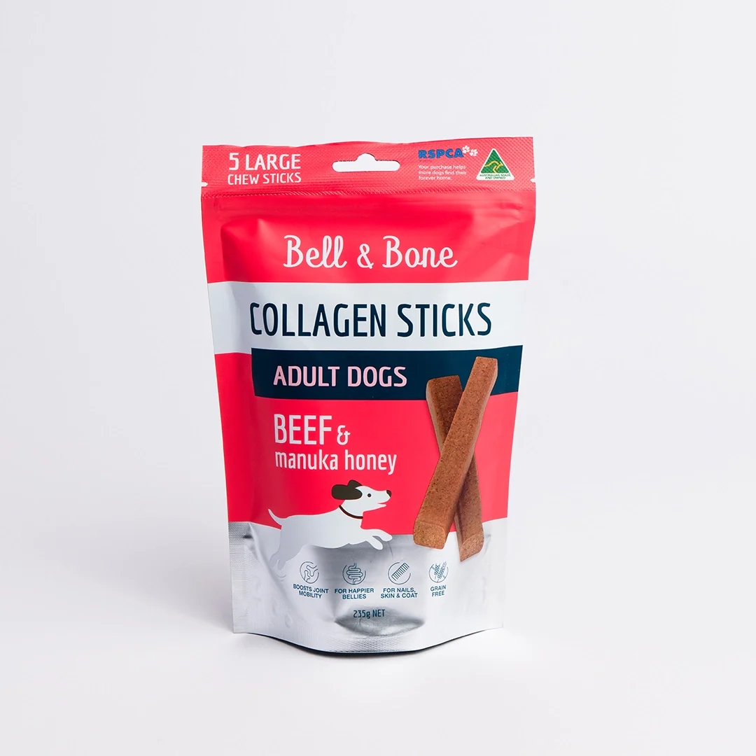 Dog Collagen Sticks - Beef and Manuka Honey