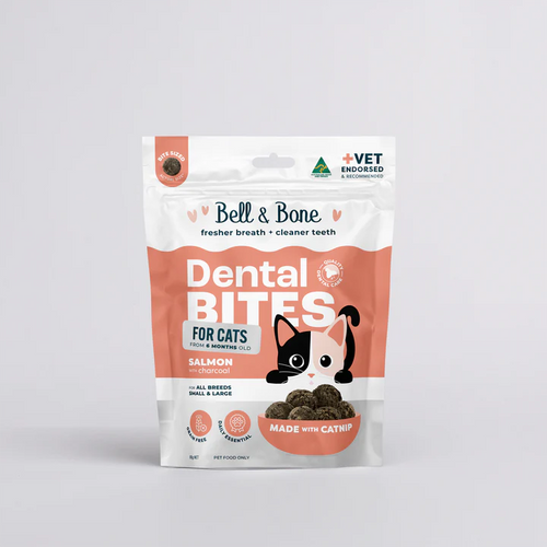 Adult Cat Dental Bites - Salmon with Charcoal