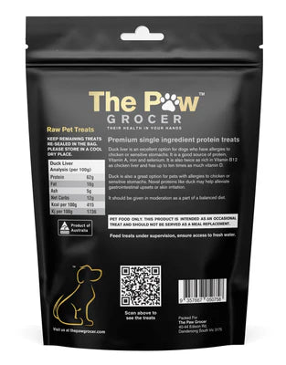 Black Label Freeze Dried Duck Liver 72G