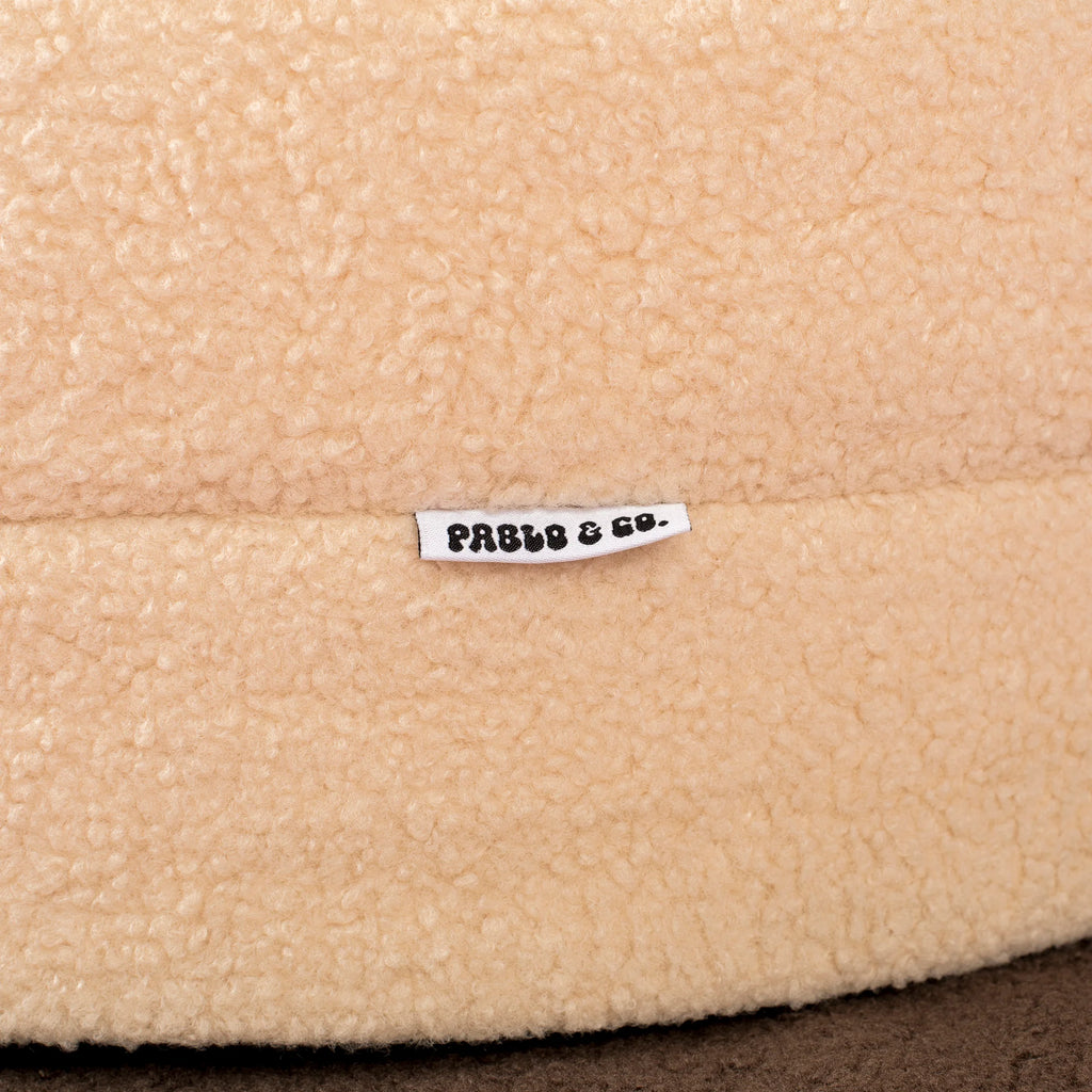 Orthopedic Memory Foam Teddy Donut Dog Bed