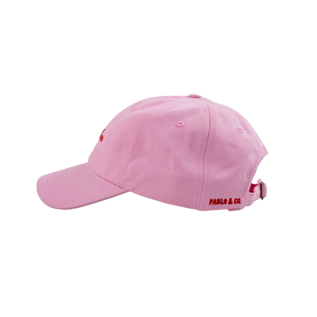 Baby Pink 'Dog Mum' Baseball Cap