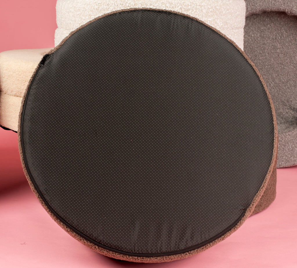 Orthopedic Memory Foam Teddy Donut Dog Bed