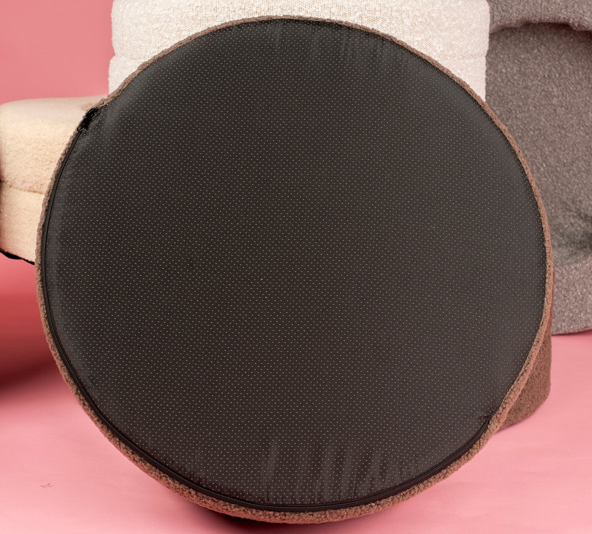 Orthopedic Memory Foam Teddy Donut Dog Bed