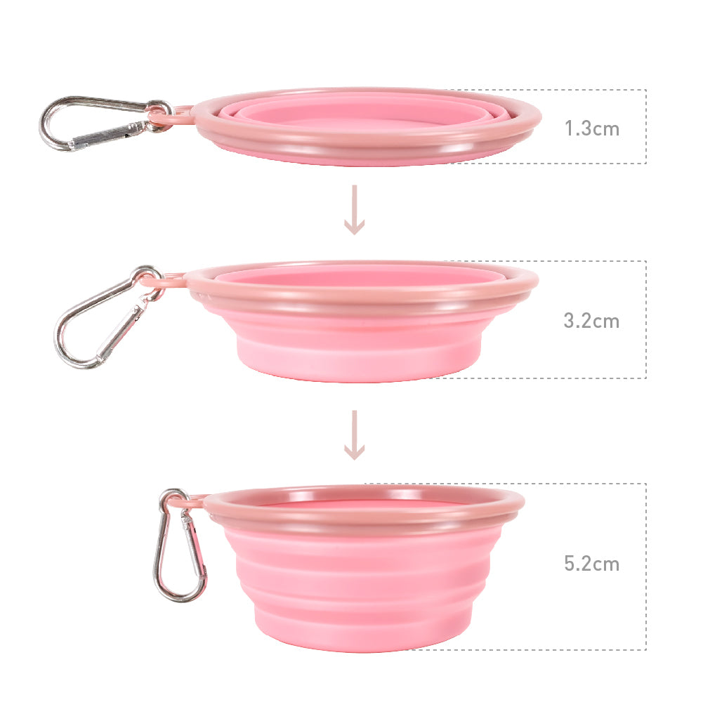 Quick Bite Collapsible Travel Pet Bowl