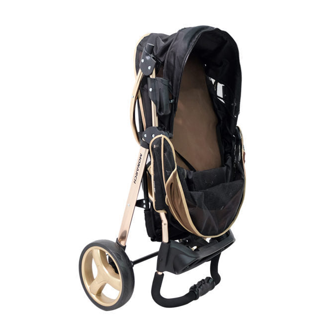 Ibiyaya Monarch Premium Pet Jogger Stroller - Luxury Gold