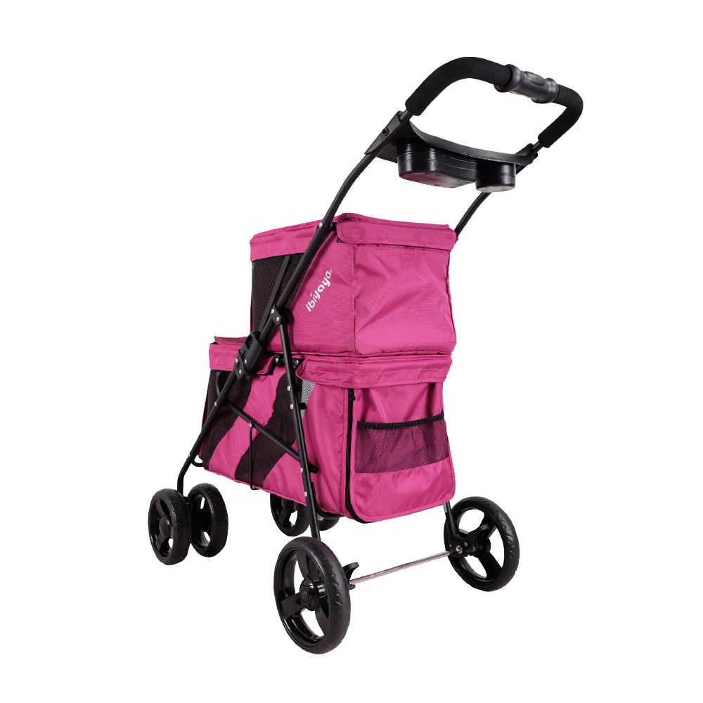 Ibiyaya Double Decker Pet Stroller for Multiple Pets