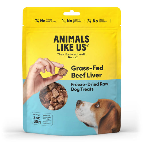 Animals Like Us Dog Beef Liver Freeze-Dried Raw Treats 85G