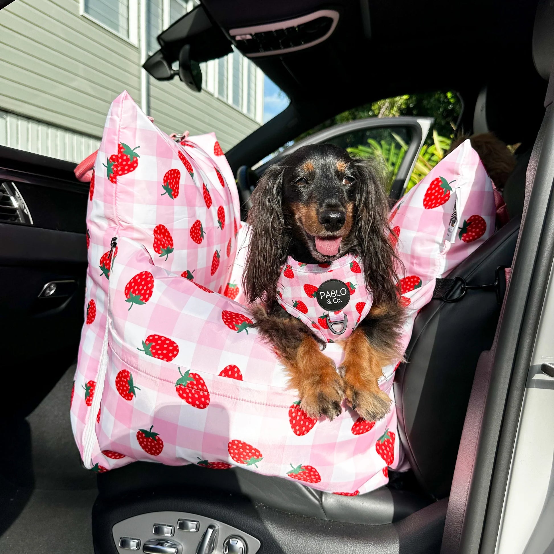 Deluxe Travel Car Bed Strawberry Fields