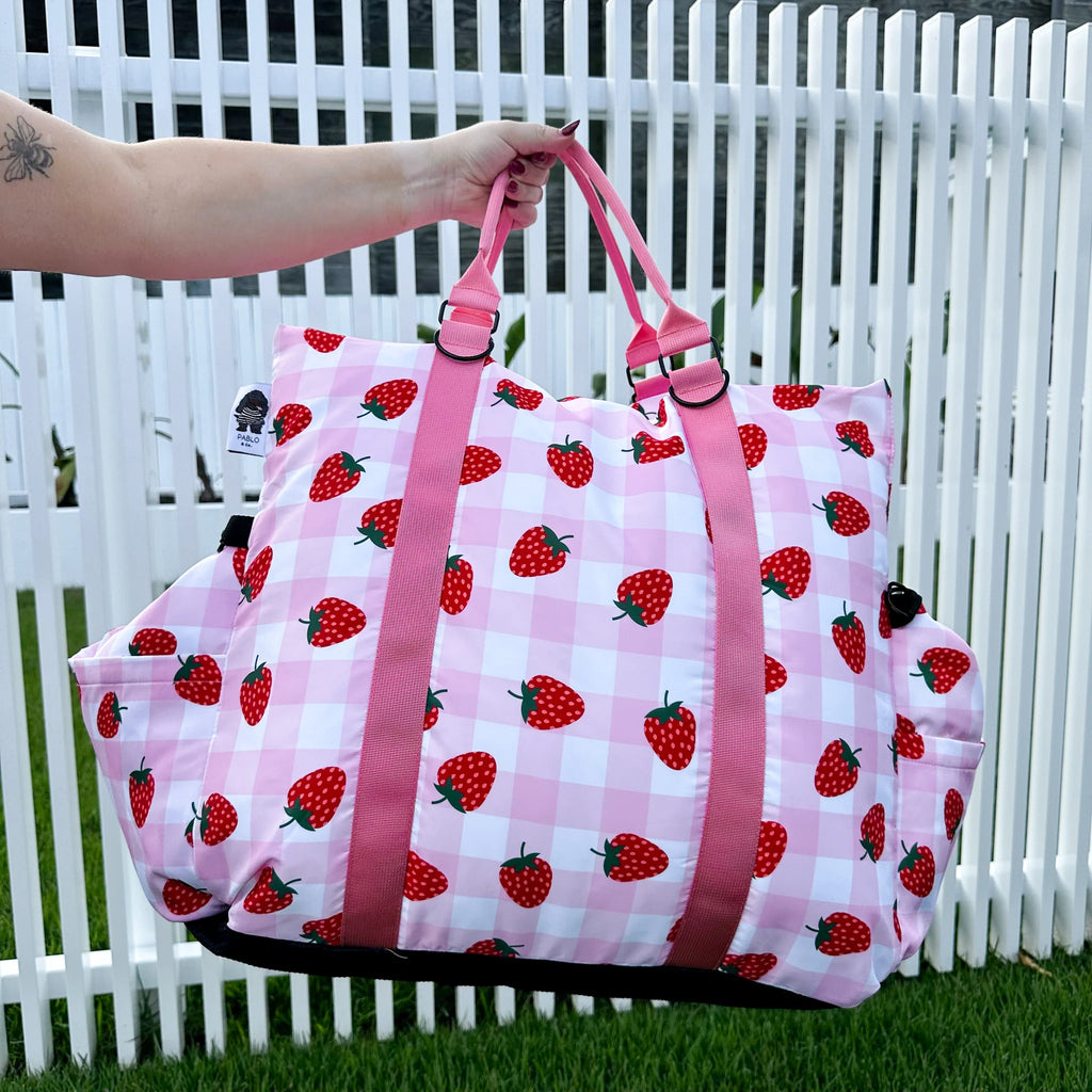 Deluxe Travel Car Bed Strawberry Fields