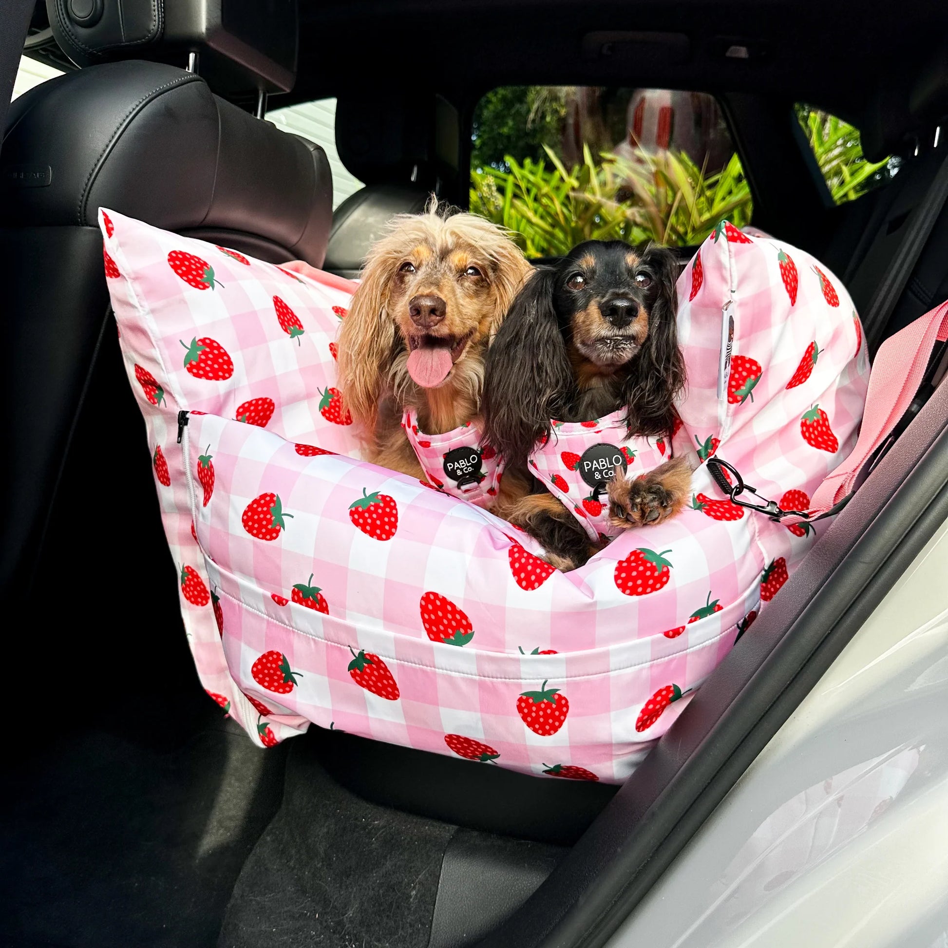 Deluxe Travel Car Bed Strawberry Fields