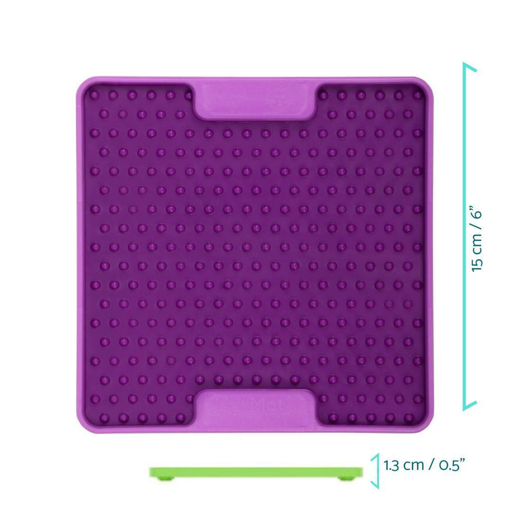 Lickimat Mini Tuff Soother Slow Food Bowl Anti-Anxiety Mat for Dogs