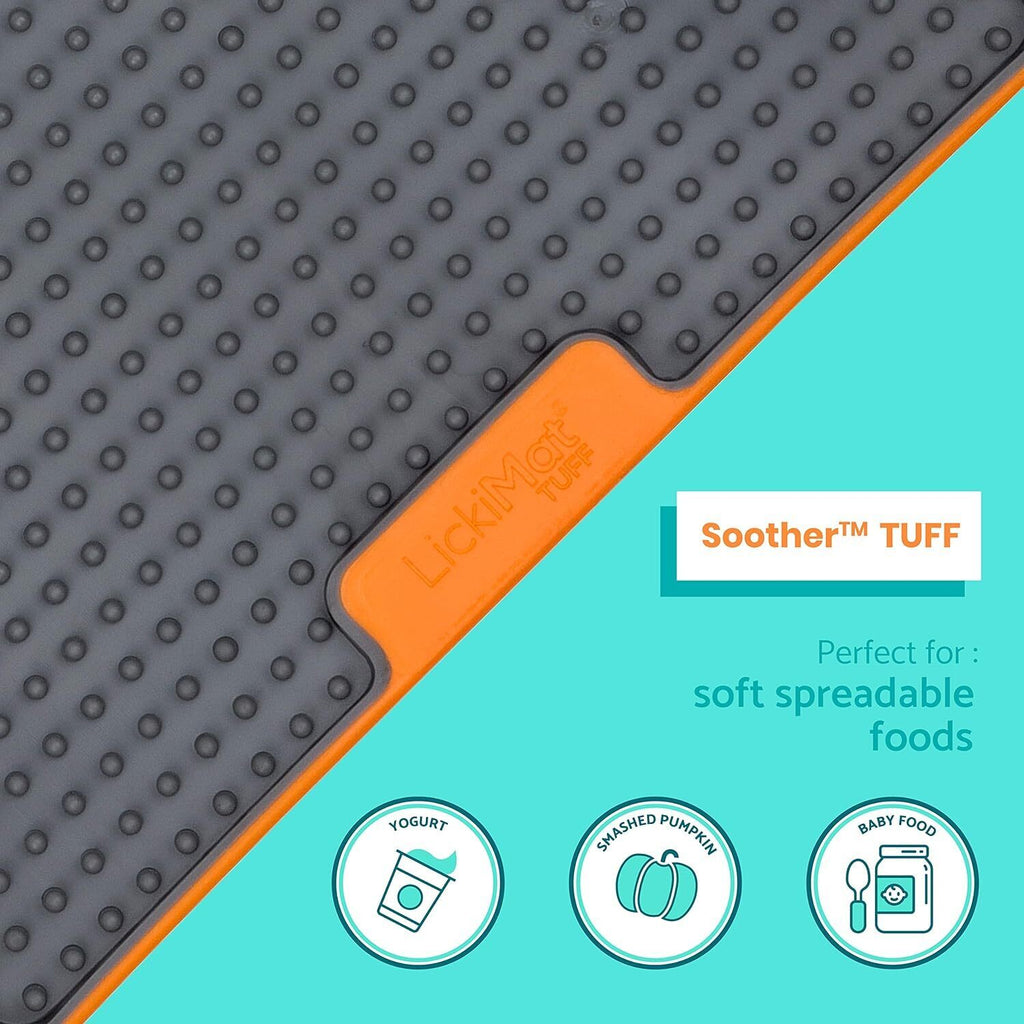 Lickimat Mini Tuff Soother Slow Food Bowl Anti-Anxiety Mat for Dogs