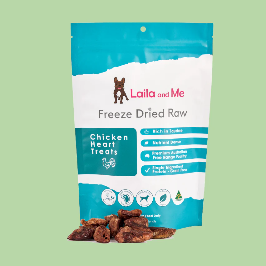 Laila & Me Freeze Dried Raw Chicken Hearts