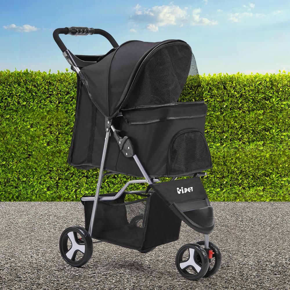 i.Pet Pet Stroller Dog Pram Cat Carrier Large Travel Pushchair