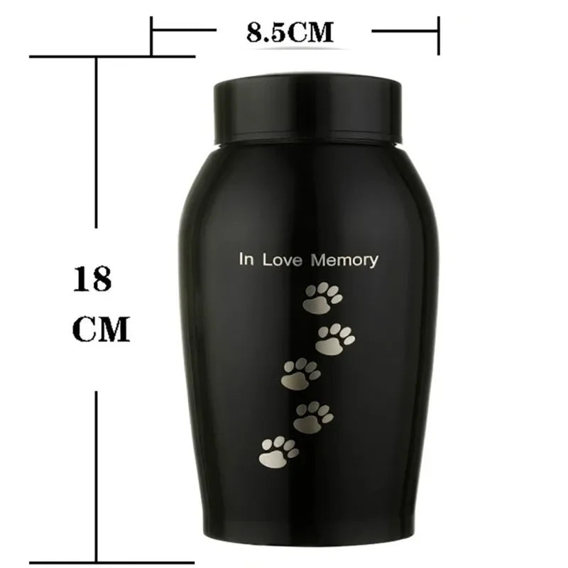 Multi-colored Stainless Steel Dog Urns Dog Cat Bird Mouse Cremation
