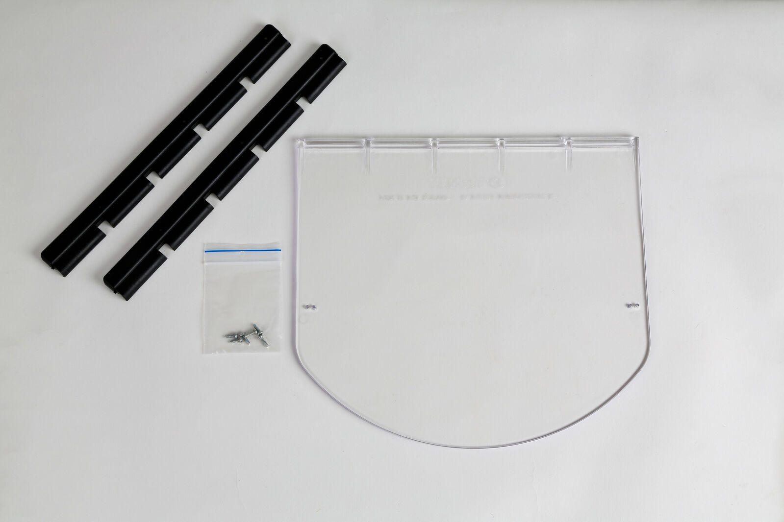 Transcat Large Pet Door for Cats & Small-Med Dogs - For Installation in Glass Doors & Windows