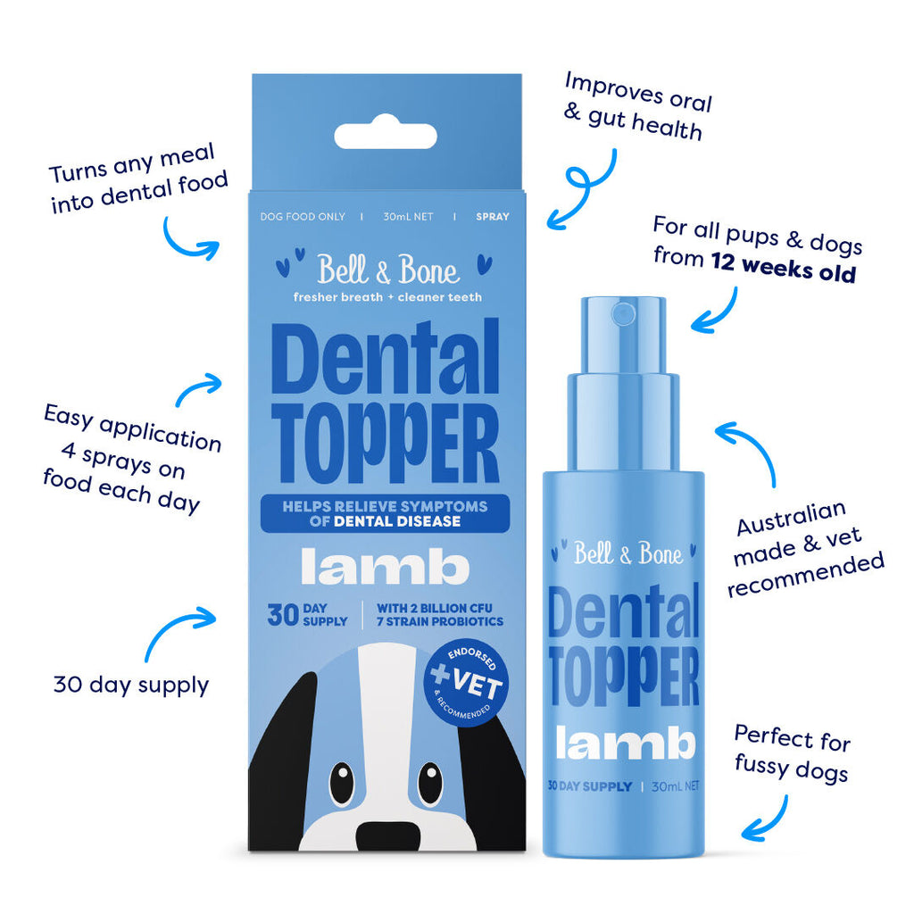 Bell & Bone Dog Dental Topper Lamb 30ml