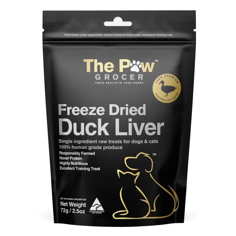 Black Label Freeze Dried Duck Liver 72G