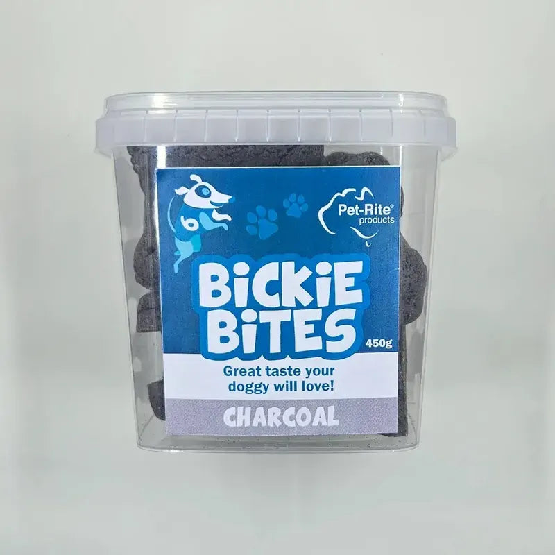 Petrite Bickie Bites Charcoal 450G Tub