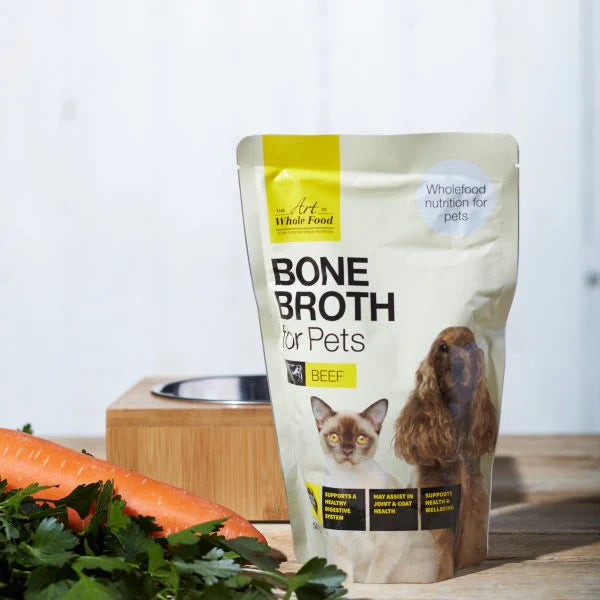Art of Whole Food Bone Broth for Pets  8 x 500mL Pouches