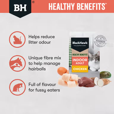 Black Hawk Cat Healthy Benefits Indoor Chicken 2Kg