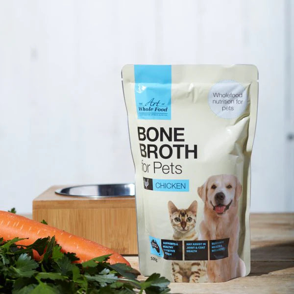 Art of Whole Food Bone Broth for Pets  8 x 500mL Pouches