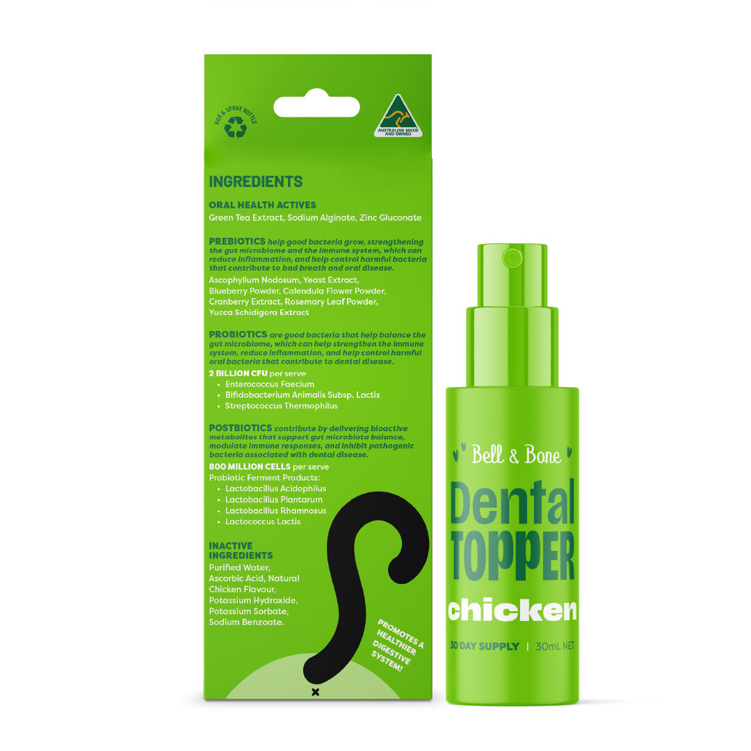 Bell & Bone Cat Dental Topper Chicken 30ml
