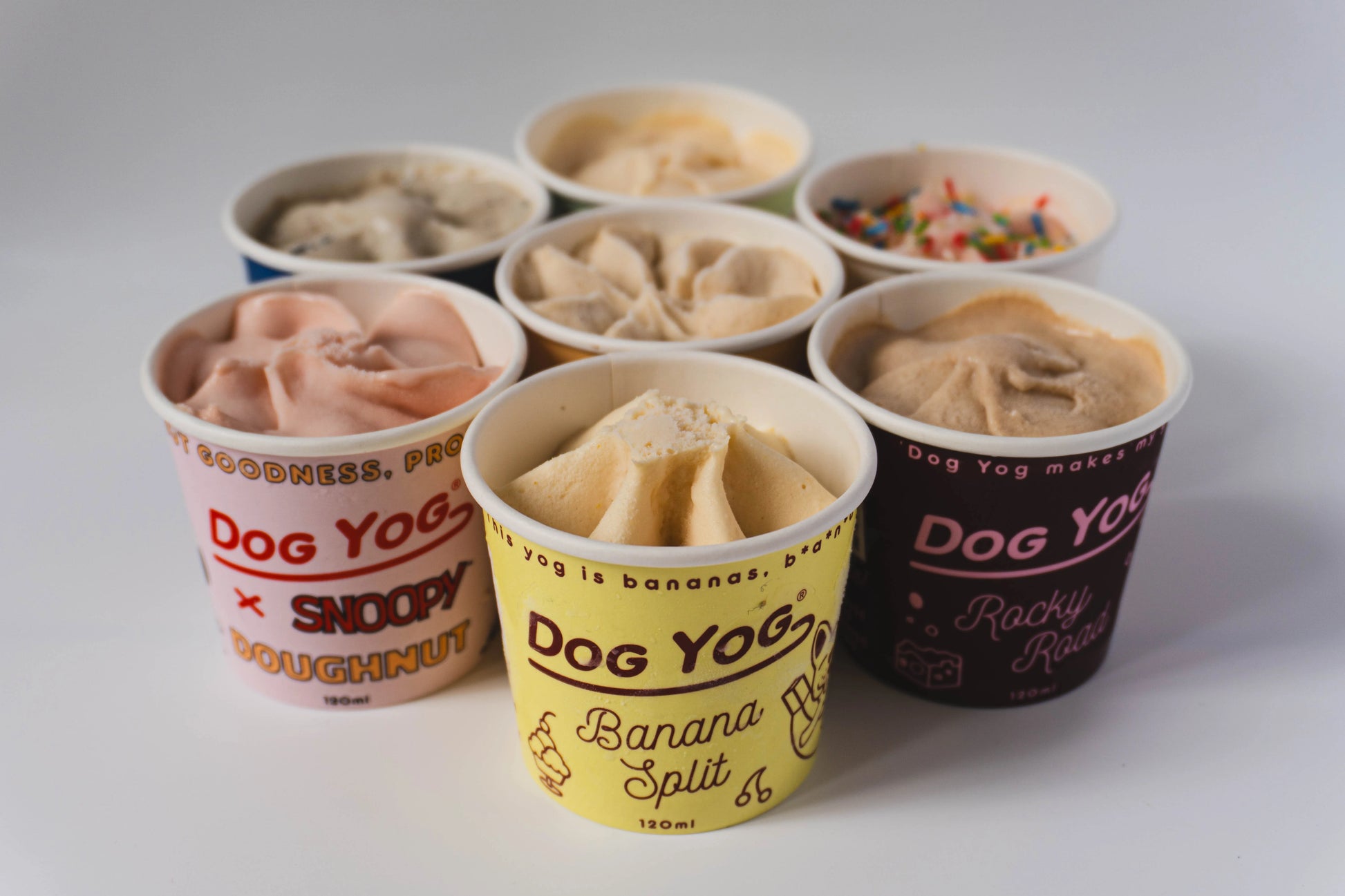 Dog Yog Taster Bundle Dog Icecream 120ml x 6pk/12pk