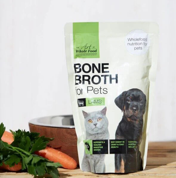 Art of Whole Food Bone Broth for Pets  8 x 500mL Pouches