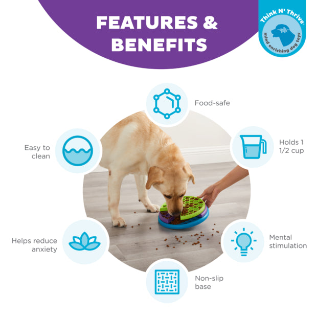 Outward Hound Lickin' Layers Slow Food & Treat Bowl for Dogs