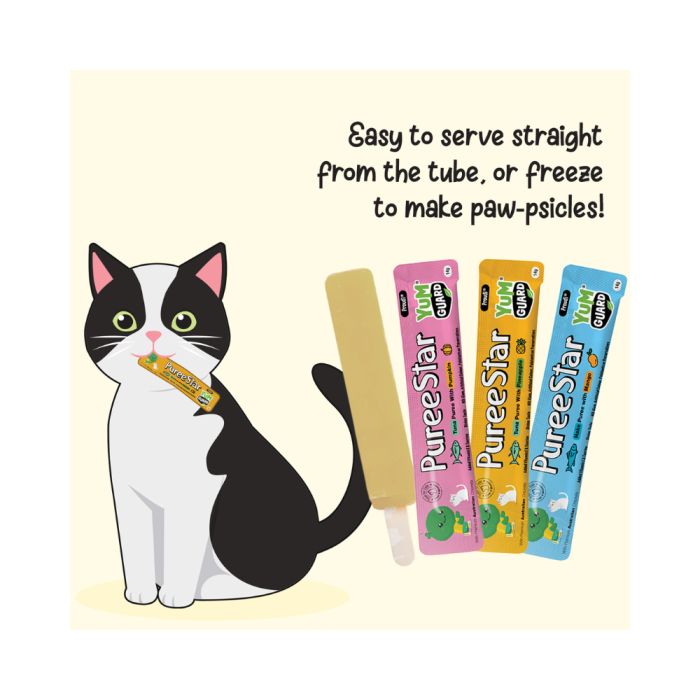 Puree Star Chicken Cranberry And Blueberry Cat Treat 6 sticks x 14g