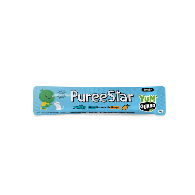 Puree Star Hake Puree With Mango Cat Treat 6 sticks x 14g